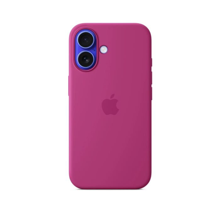 Apple Silikonowe etui do iPhone 16 z MagSafe - Żywy róż - MYY53ZM/A - zdjęcie 1 z 6