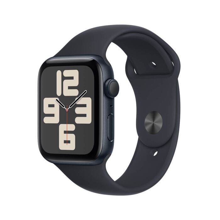 Apple Watch SE 2-gen. GPS Koperta 44mm z Aluminium w kolorze Północy z Paskiem sportowym w kolorze Północy - rozmiar S/M - FRE73QA/A - zdjęcie 1 z 8