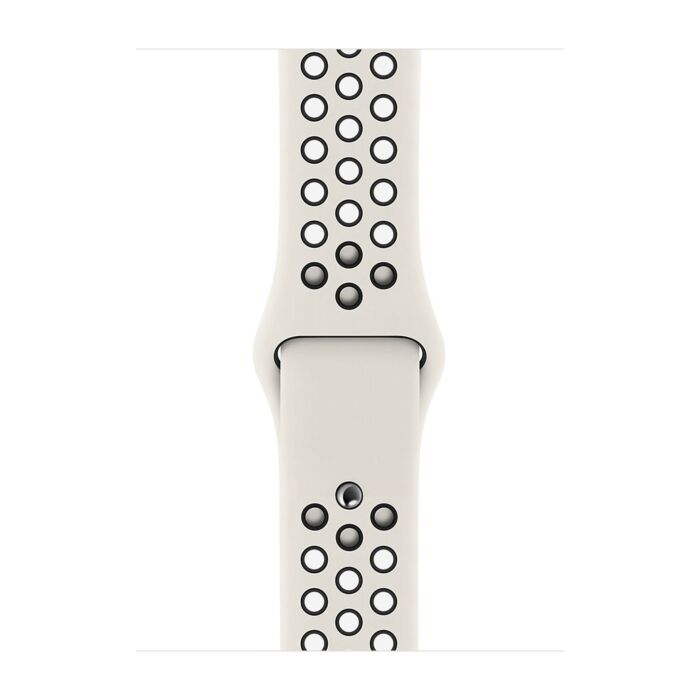 Apple Pasek sportowy Nike  w kolorze białym/czarnym do koperty 38mm / 40mm / 41mm / 42mm - rozmiar S/M/L - 923-01698 - zdjęcie 1 z 3