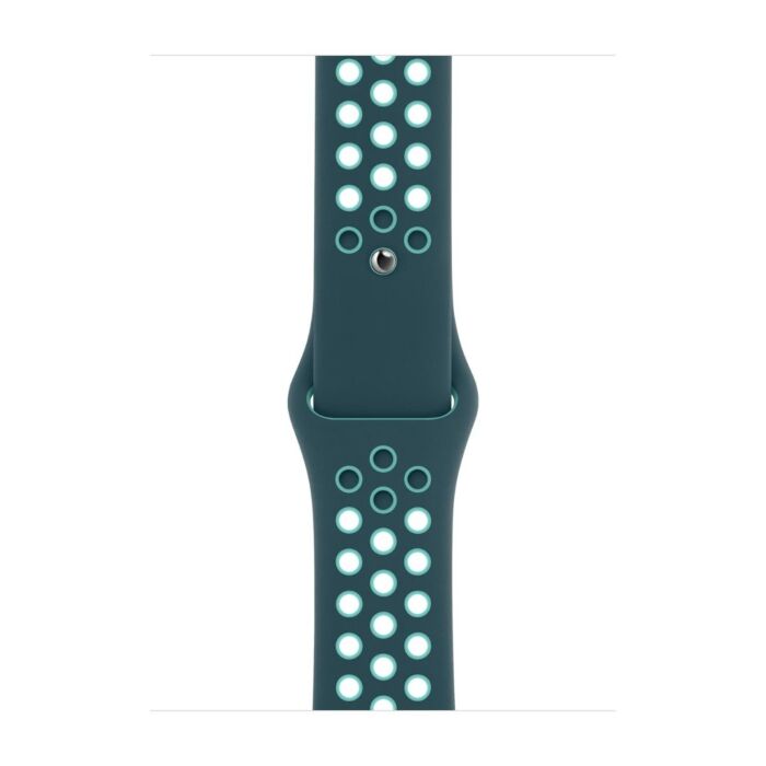 Apple Pasek sportowy Nike  w kolorze nocnego turkusu/zielonej zorzy do koperty 44mm / 45mm / 46mm / 49mm - rozmiar S/M/L - 923-04057 - zdjęcie 1 z 3