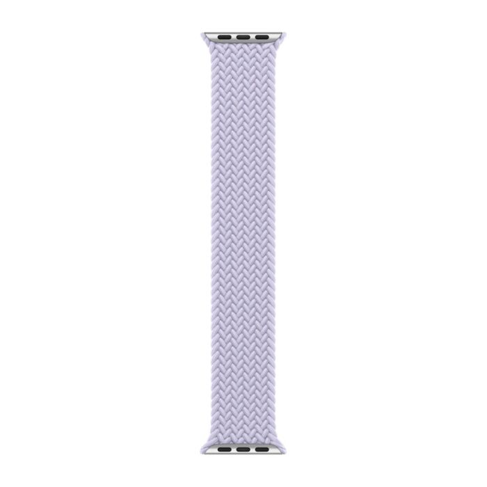 Apple Pleciona opaska Solo  w kolorze mlecznego fioletu do koperty 40mm / 41mm / 42mm - rozmiar 4 - 923-08711 - zdjęcie 1 z 3