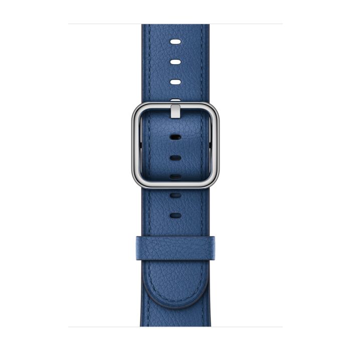 Apple Skórzany pasek z klamrą klasyczną w kolorze szafirowym do koperty 38mm / 40mm / 41mm / 42mm - rozmiar S/M - 923-01687 - zdjęcie 1 z 3