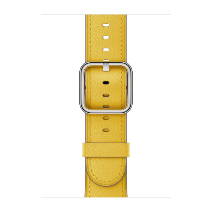 Apple Skórzany pasek z klamrą klasyczną w kolorze słonecznika do koperty 38mm / 40mm / 41mm / 42mm - rozmiar S/M - 923-01689 - zdjęcie 1 z 3