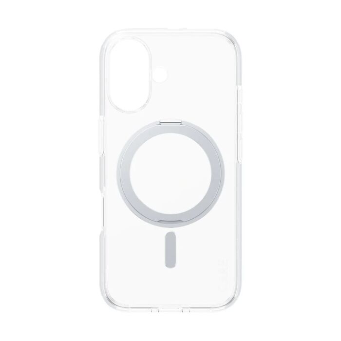 CARE by PanzerGlass Feature Kickstand Etui do iPhone 16 z srebrną stopką kompatybilną z MagSafe - Przezroczyste - PAN000867 - zdjęcie 1 z 5