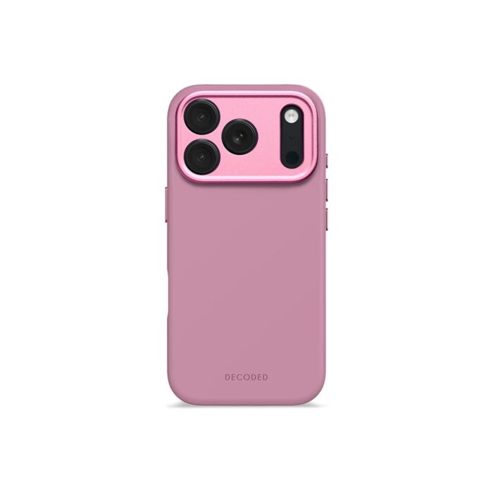 Decoded AntiMicrobial Silicone Backcover Etui silikonowe do iPhone 17 Pro kompatybilne z MagSafe - Różowe - DECOD25IPO17PBCS9RE - zdjęcie 1 z 5