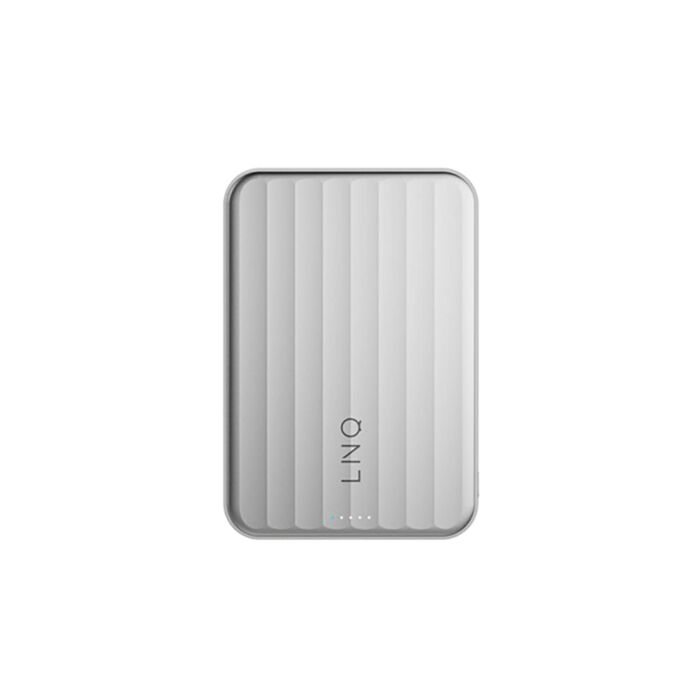 LINQ powered by Xtorm Powerbank magnetyczny 10.000 mAh kompatybilny z MagSafe z ładowaniem Qi2.2 25W - Srebrny - LQ2WP102S - zdjęcie 1 z 11