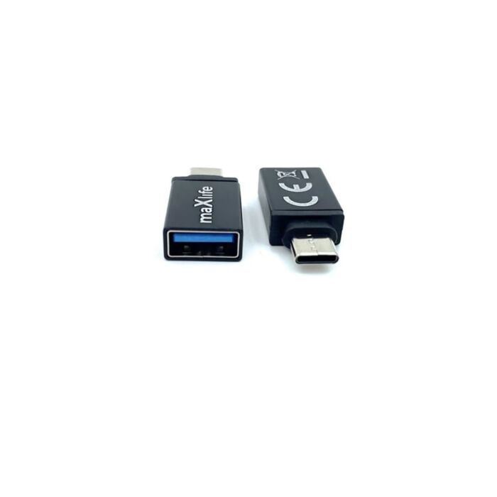 Maxlife Adapter USB-C do USB 3.0 - Czarny - OEM0002302 - zdjęcie 1 z 2