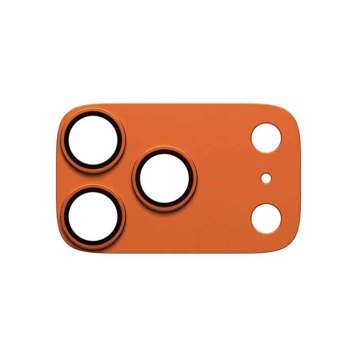 PanzerGlass Fender Camera Protector Szkło hartowane na obiektyw do iPhone 17 Pro - Pomarańczowe - PAN001411 - zdjęcie 1 z 4