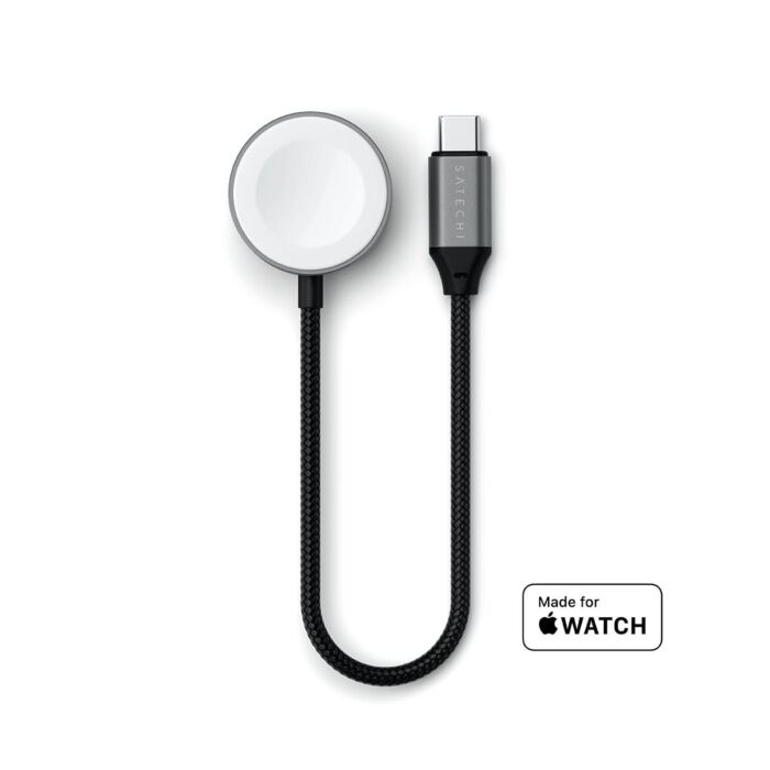 Satechi Ładowarka magnetyczna do Apple Watch - Gwiezdna szarość - ST-QCAWM - zdjęcie 1 z 6