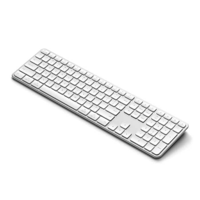 Satechi Slim EX3 Klawiatura Bluetooth do trzech urządzeń z przełącznikiem trybu Mac / Windows - Srebrna - ST-KEX3S-EN - zdjęcie 1 z 5