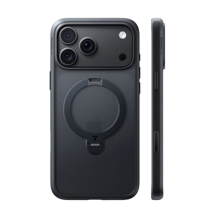 TORRAS Ostand Q3 Spin Etui do iPhone 18 Pro Max / 17 Pro Max kompatybilne z MagSafe - Czarne - TORX00RP14718028 - zdjęcie 1 z 6