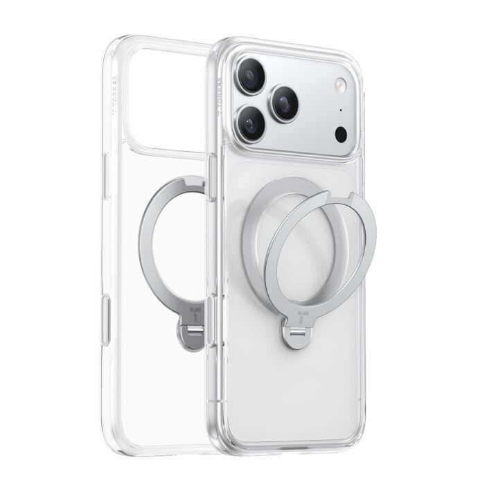 TORRAS Ostand Q3 Spin Etui do iPhone 18 Pro Max / 17 Pro Max kompatybilne z MagSafe - Przezroczyste - TORX00RP14718029 - zdjęcie 1 z 4