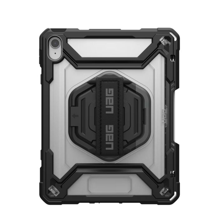 UAG Plasma HS Kickstand Etui ochronne z uchwytem do Apple Pencil, uchwytem na dłoń oraz podstawką do iPad 10-gen. / 11 - Przezroczysto-czarne - UAG124470114340 - zdjęcie 1 z 5