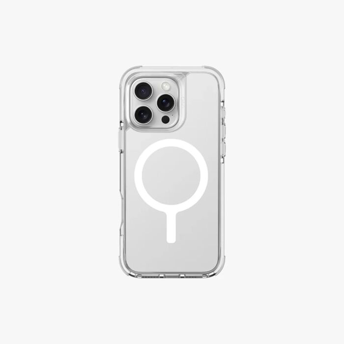 UNIQ Combat Luminous Etui do iPhone 16 Pro Max kompatybilne z MagSafe - Przezroczyste - Uni001351 - zdjęcie 1 z 3