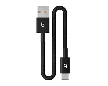 Apple Beats Pleciony przewód USB-A na USB-C (20cm) - Dynamiczna czerń-1.jpeg