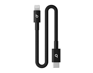 Apple Beats Pleciony przewód USB-C na Lightning (20cm) - Dynamiczna czerń-1.jpeg
