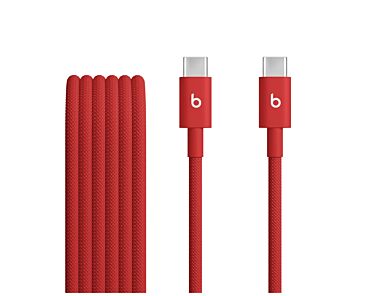 Apple Beats Pleciony przewód USB-C na USB-C (1,5m) - Energiczna czerwień-1.jpeg