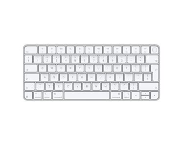 Apple Magic Keyboard Klawiatura z Touch ID w kolorze białym (USB-C) – układ ISO Angielski (międzynarodowy PL)