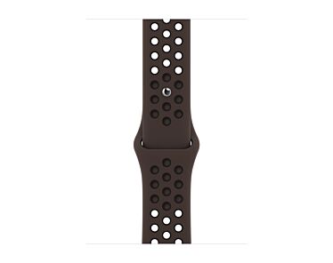 Apple Pasek sportowy Nike  w kolorze antracytu/czarnym do koperty 38mm / 40mm / 41mm / 42mm - rozmiar S/M/L
