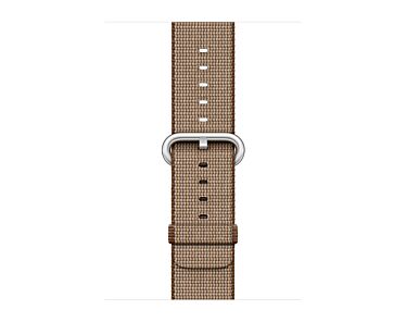Apple Pasek nylonowy w kolorze karmelu i kawy do koperty 38mm / 40mm / 41mm / 42mm - rozmiar S/M