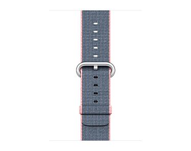 Apple Pasek nylonowy w kolorze jasnego różu/nocnego błękitu do koperty 38mm / 40mm / 41mm / 42mm - rozmiar S/M