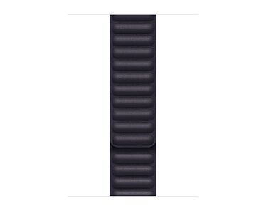 Apple Pasek z karbowanej skóry w kolorze atramentowym do koperty 44mm / 45mm / 46mm / 49mm - rozmiar S/M