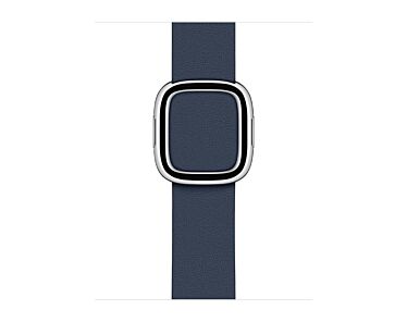 Apple Pasek z klamrą nowoczesną w kolorze błękitu otchłani do koperty 38mm / 40mm / 41mm / 42mm - rozmiar L