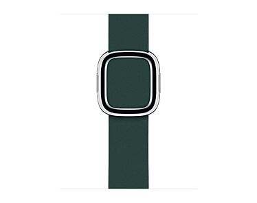 Apple Pasek z klamrą nowoczesną w kolorze leśnej zieleni do koperty 38mm / 40mm / 41mm / 42mm - rozmiar L