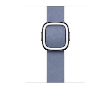 Apple Pasek z klamrą nowoczesną w kolorze lawendowego błękitu do koperty 38mm / 40mm / 41mm / 42mm - rozmiar M