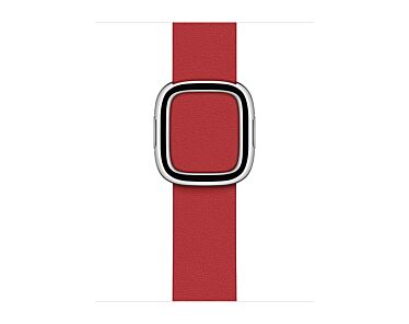 Apple Pasek z klamrą nowoczesną w kolorze szkarłatnym do koperty 38mm / 40mm / 41mm / 42mm - rozmiar L