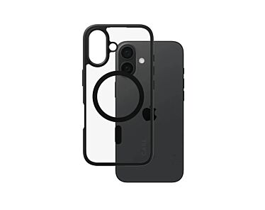 CARE by PanzerGlass Flagship Etui do iPhone 16 z czarną ramką i MagSafe - Przezroczyste-4.jpg