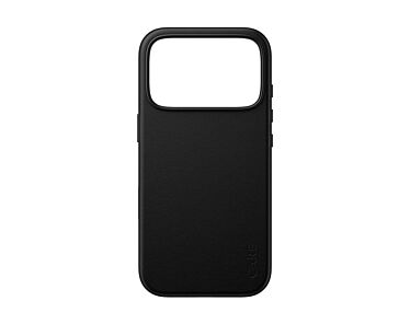 CARE by PanzerGlass Solo Vegan Leather Etui skórzane do iPhone 18 Pro / 17 Pro kompatybilne z MagSafe - Czarne