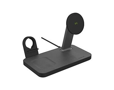 Mophie Snap+ Ładowarka bezprzewodowa 3w1 kompatybilna z MagSafe : 15W - Czarna-1.jpg