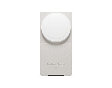 Native Union Rise Wireless Charger Bezprzewodowa ładowarka 15W do dwóch urządzeń kompatybilna z MagSafe - Piaskowa