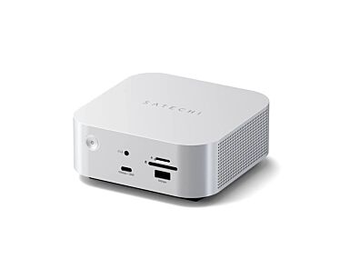 Satechi Thunderbolt 5 CubeDock Stacja dokująca z obudową SSD - Srebrna-1.jpg
