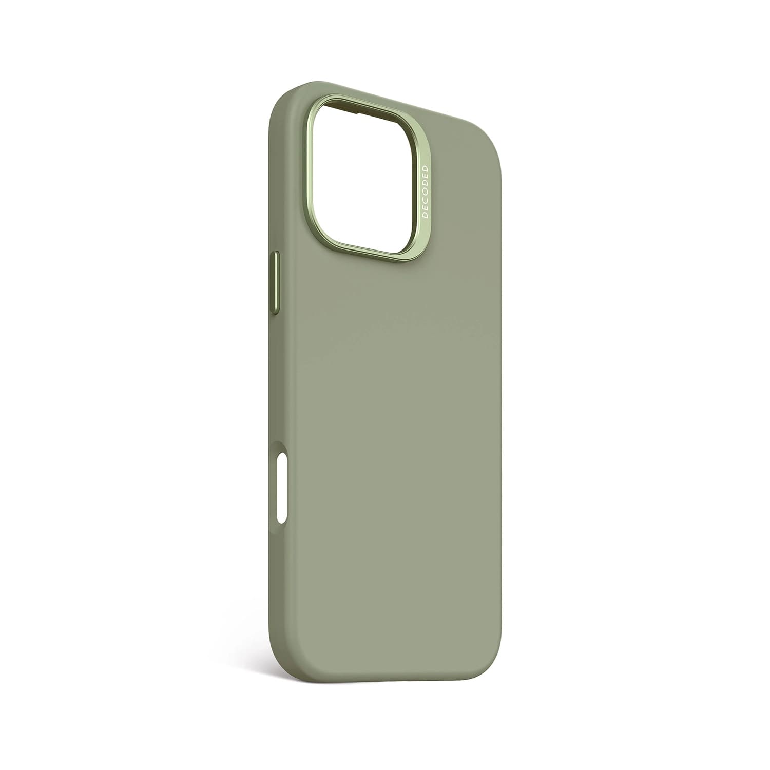 Decoded AntiMicrobial Silicone Backcover Etui silikonowe do iPhone 16 Pro kompatybilne z MagSafe - Jadeitowa zieleń