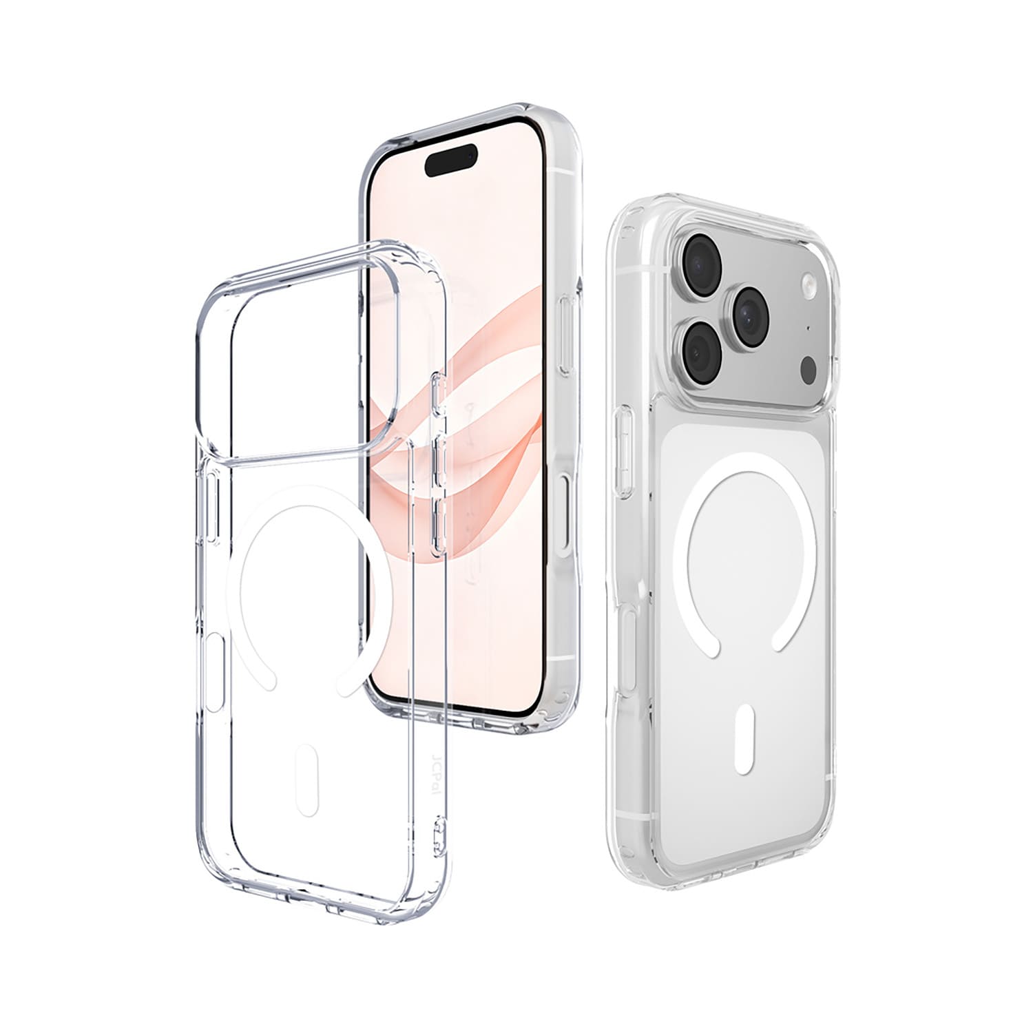 JCPal DualPro Etui do iPhone 18 Pro Max / 17 Pro Max kompatybilne z MagSafe - Przezroczyste