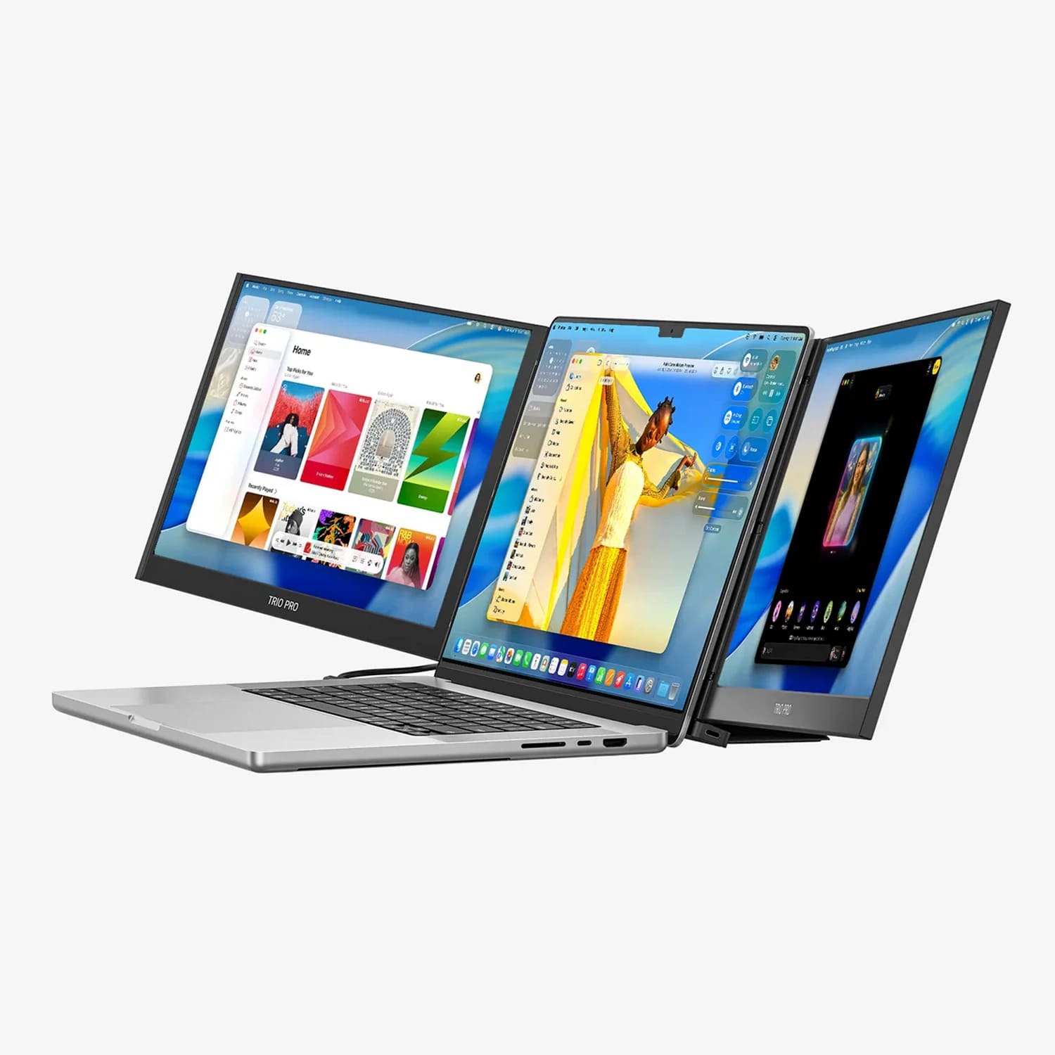 Mobile Pixels Trio 3 Pro Zestaw dwóch monitorów przenośnych 14,1cali / IPS LCD / 60Hz / 2240 × 1400p - Czarny Mobile Pixels Trio 3 Pro Zestaw dwóch monitorów przenośnych 14,1cali / IPS LCD / 60Hz / 2240 × 1400p - Czarny