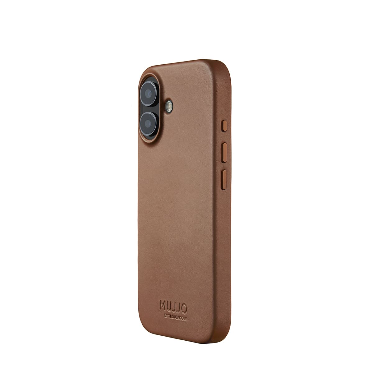 Mujjo Leather Case Etui skórzane do iPhone 17 kompatybilne z MagSafe - Brązowe