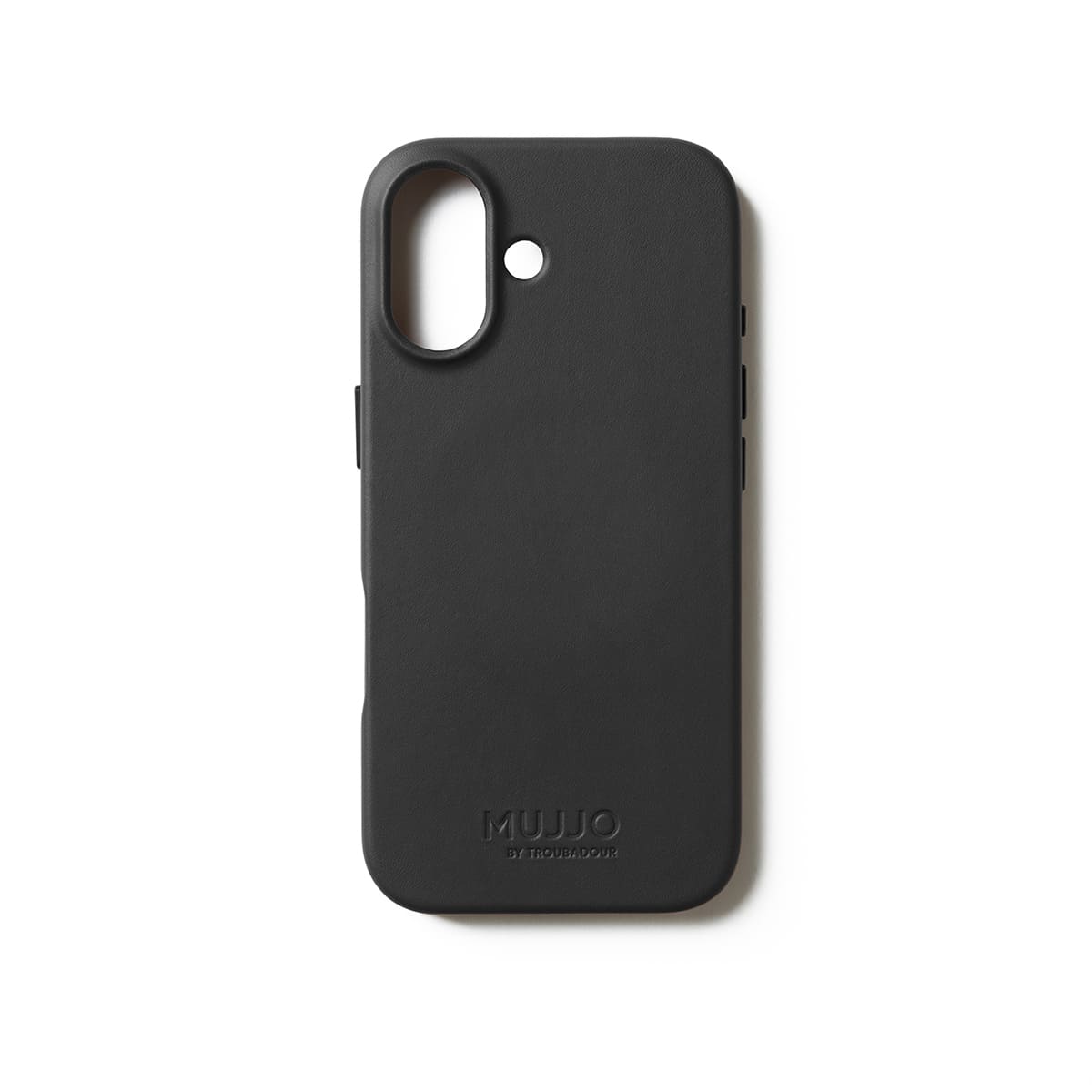 Mujjo Leather Case Etui skórzane do iPhone 17 kompatybilne z MagSafe - Czarne Mujjo Leather Case Etui skórzane do iPhone 17 kompatybilne z MagSafe - Czarne