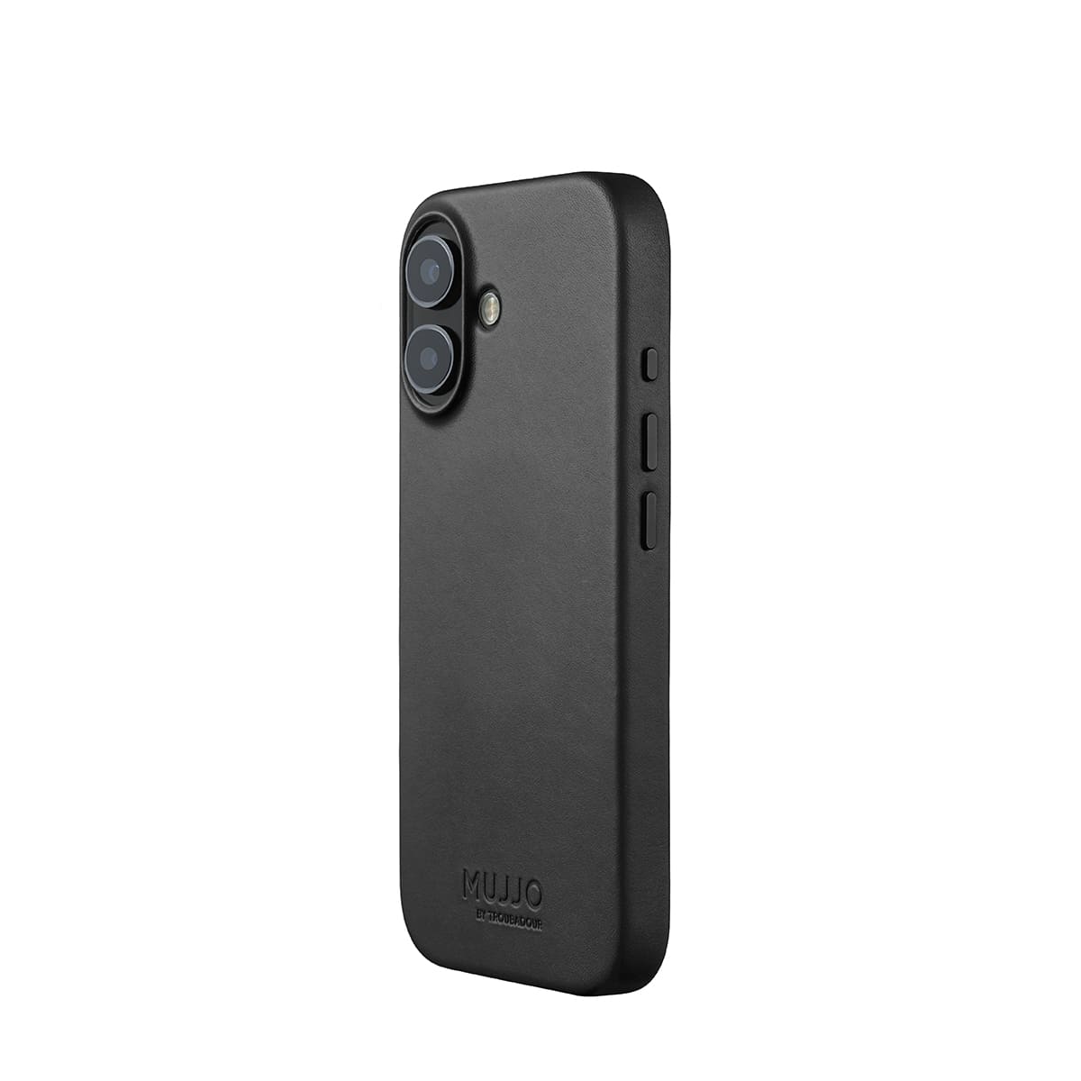 Mujjo Leather Case Etui skórzane do iPhone 17 kompatybilne z MagSafe - Czarne Mujjo Leather Case Etui skórzane do iPhone 17 kompatybilne z MagSafe - Czarne