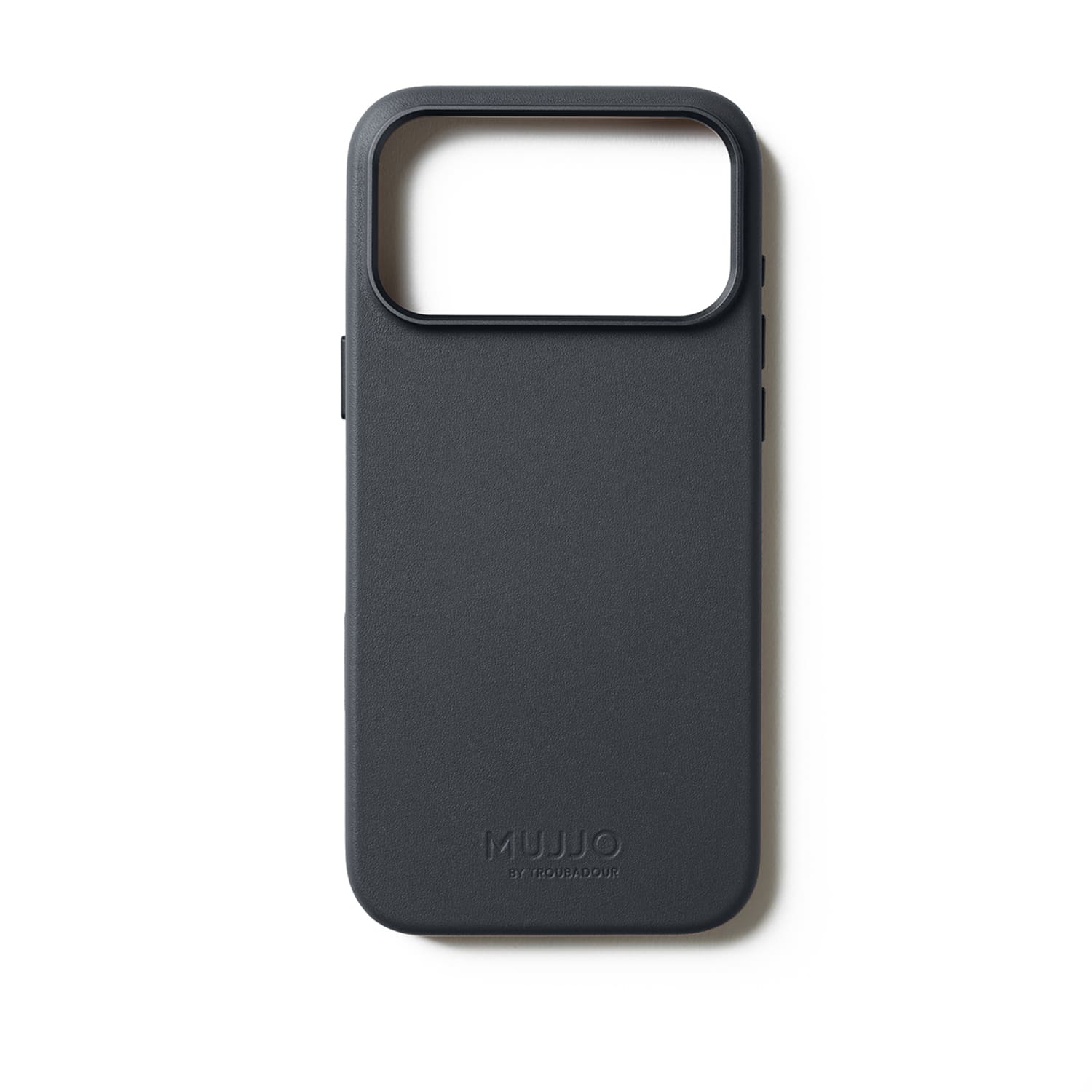 Mujjo Leather Case Etui skórzane do iPhone 17 Pro Max/iPhone 18 Pro Max kompatybilne z MagSafe - Bazaltowe