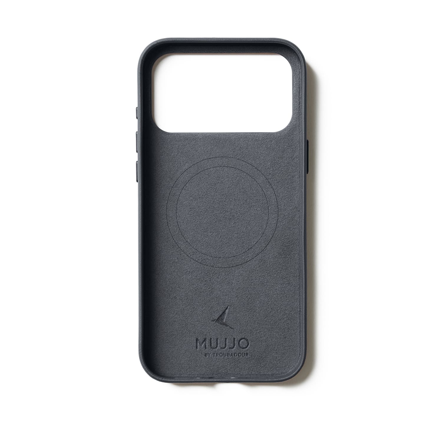 Mujjo Leather Case Etui skórzane do iPhone 17 Pro Max/iPhone 18 Pro Max kompatybilne z MagSafe - Bazaltowe