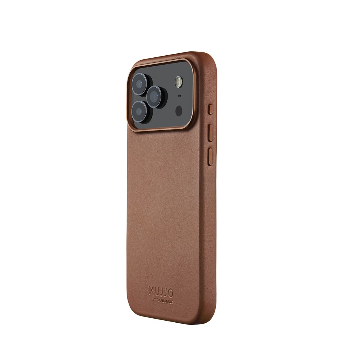 Mujjo Leather Case Etui skórzane do iPhone 17 Pro Max kompatybilne z MagSafe - Brązowe Mujjo Leather Case Etui skórzane do iPhone 17 Pro Max kompatybilne z MagSafe - Brązowe