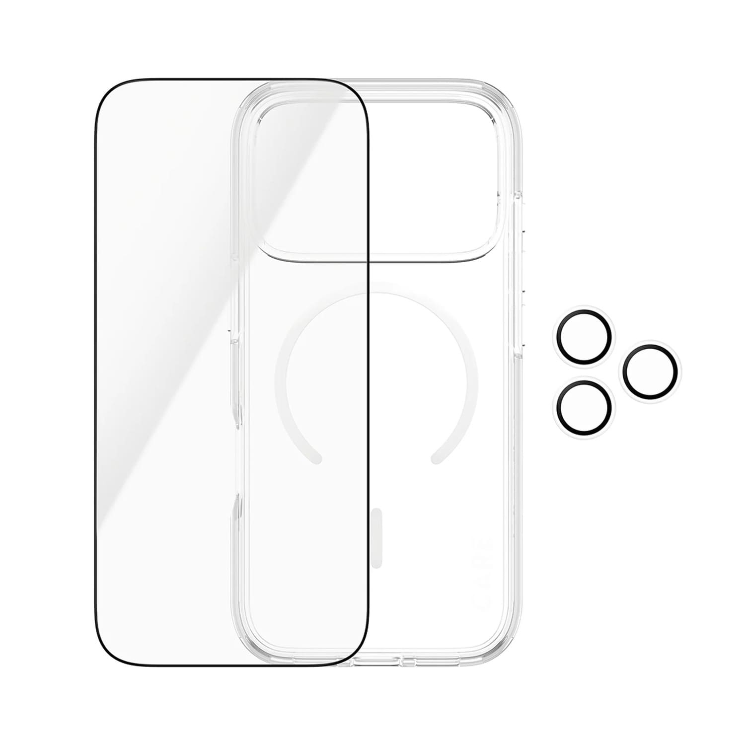 PanzerGlass Explorer Zestaw 3w1 Szkło ochronne + szkło na obiektyw + CARE by PanzerGlass Urban Combat etui do iPhone 18 Pro Max - Przezroczyste 