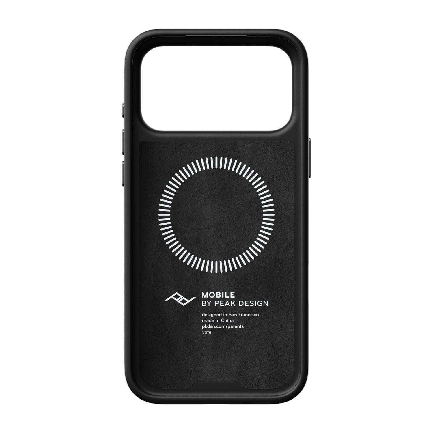 Peak Design Mobile Everyday Clarino Loop Etui do iPhone 18 Pro/iPhone 17 Pro z systemem SlimLink - Czarne