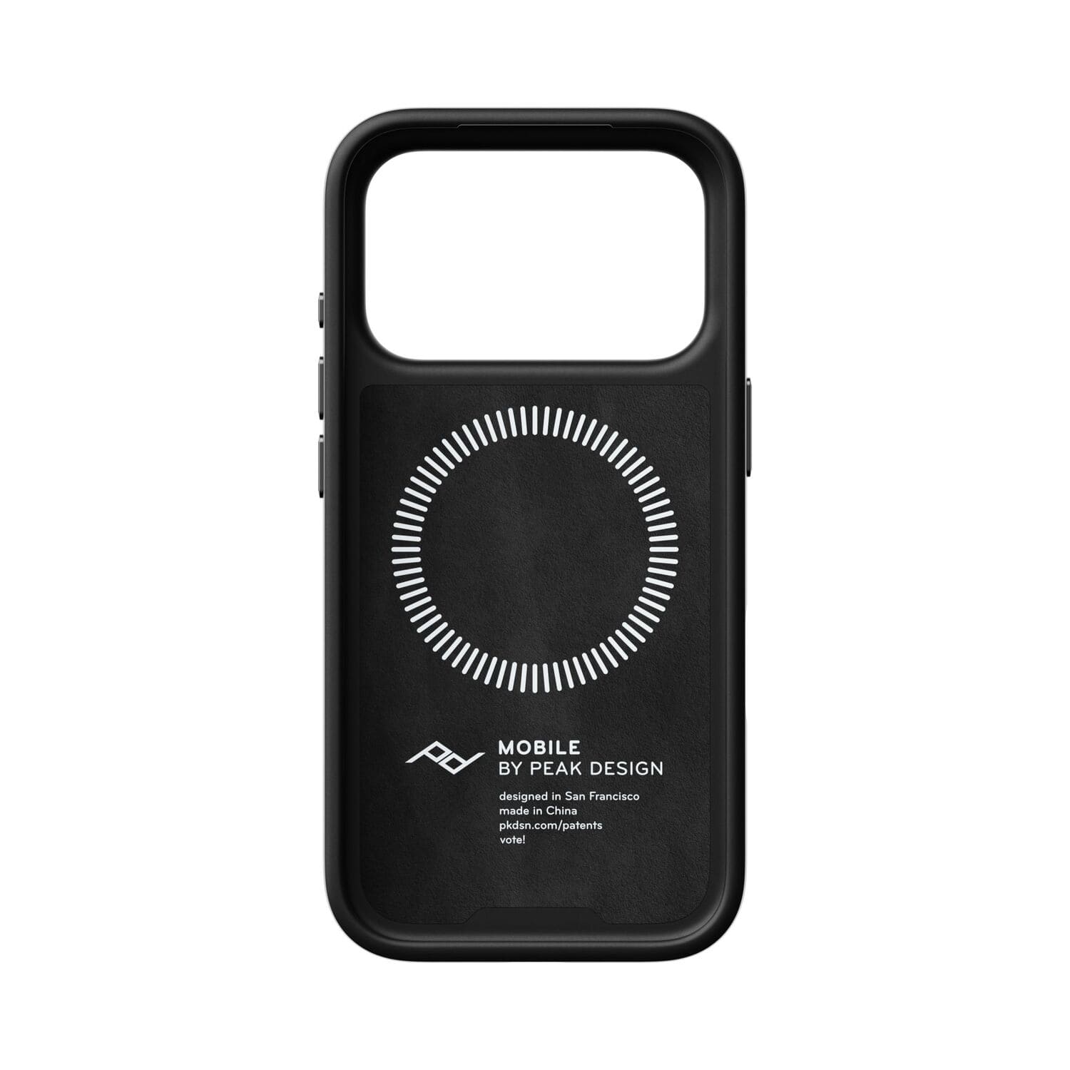 Peak Design Mobile Everyday Leather Etui skórzane do iPhone 18 Pro Max/iPhone 17 Pro Max bez systemu SlimLink - Czarne