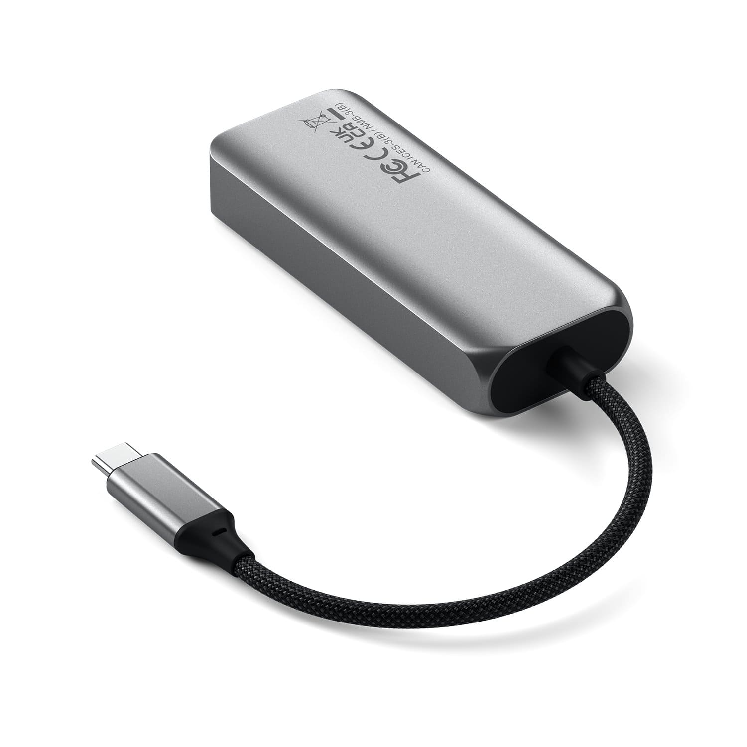 Satechi Slim Multiport Adapter 4K Aluminiowy adapter 4w1 do urządzeń mobilnych USB-C (USB-C / 4K HDMI / 2x USB-A) - Gwiezdna szarość Satechi Slim Multiport Adapter 4K Aluminiowy adapter 4w1 do urządzeń mobilnych USB-C (USB-C / 4K HDMI / 2x USB-A) - Gwiezdna szarość
