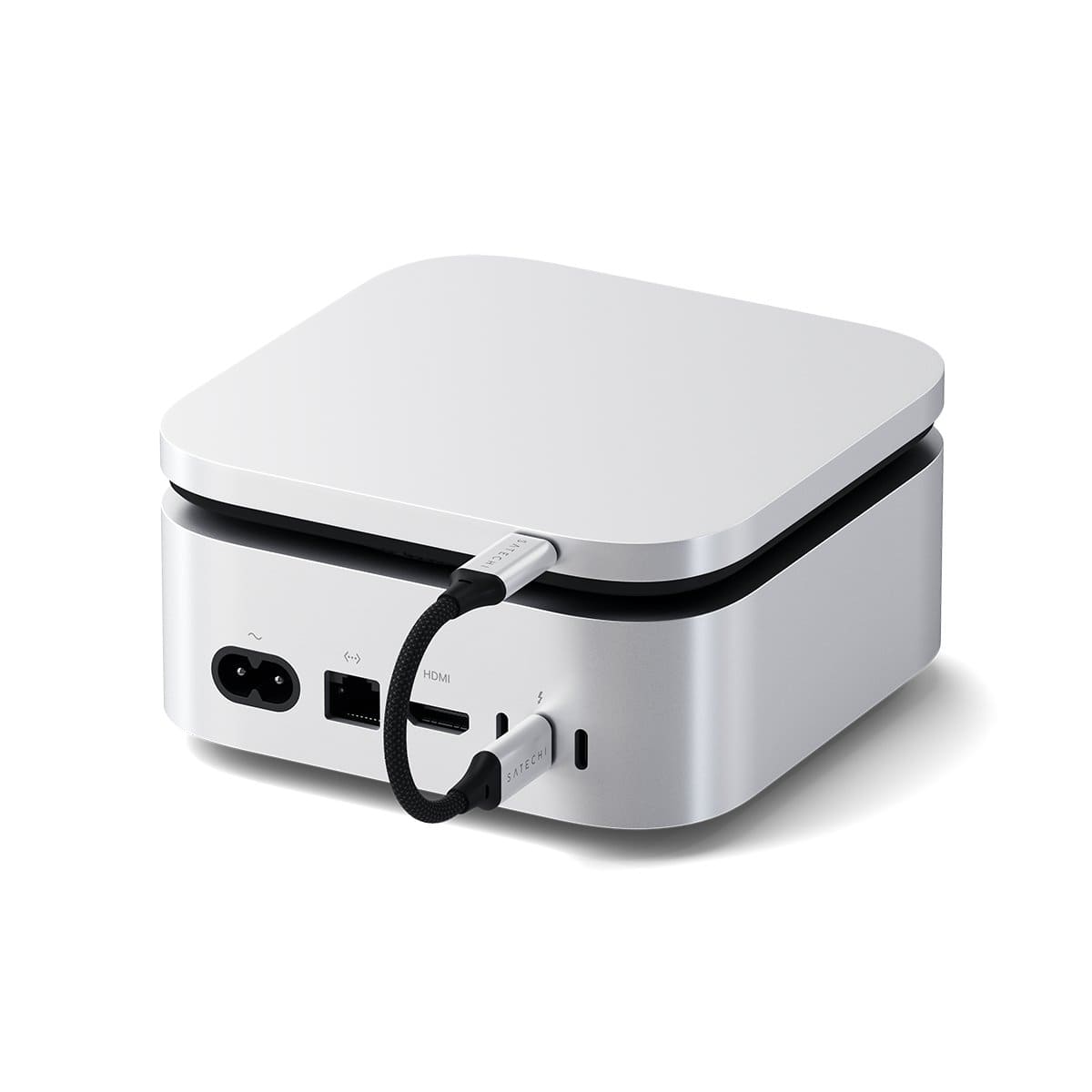 Satechi USB4 Slim Obudowa / kieszeń na dysk SSD NVMe M.2 - Srebrna