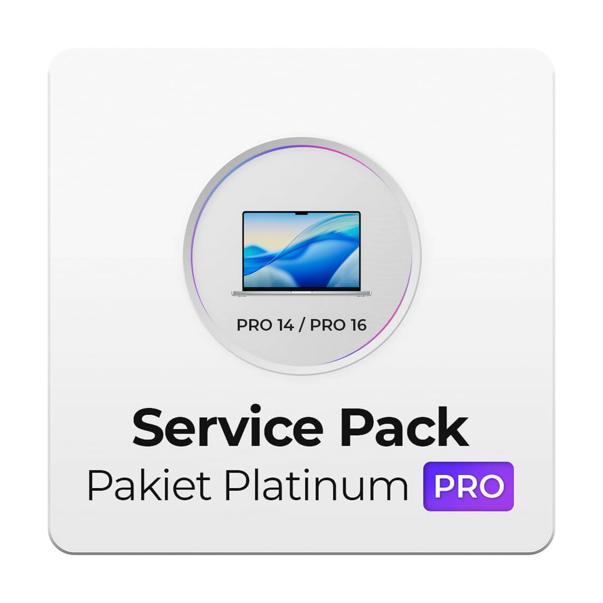 Service Pack - Pakiet Platinum PRO 4Y dla Apple MacBook Pro 14 i Pro 16 Service Pack - Pakiet Platinum PRO 4Y dla Apple MacBook Pro 14 i Pro 16